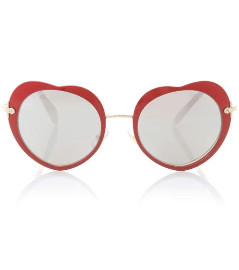 miu miu heart sunglasses